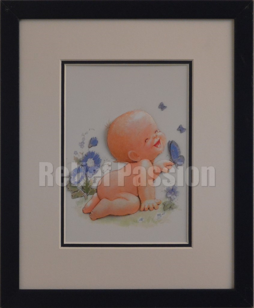 NAI22005-Petit garçon et Papillons-(30x40)
