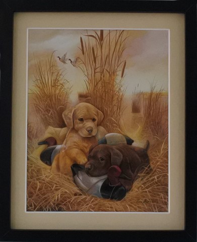 ANI82020-Chiots & Canards-(24x30)