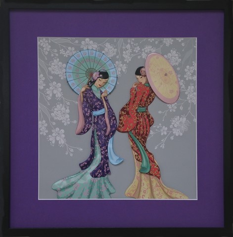 ETH192015-Japonnaises à l'ombrelle-(40x40)