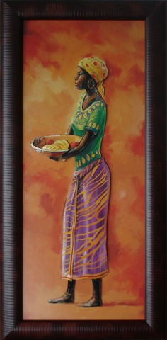ETH32007-Africaine aux fruits-(20x50)
