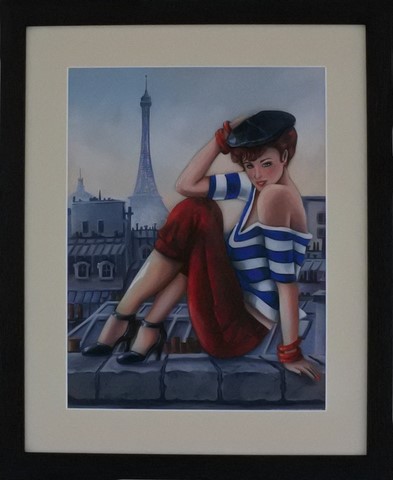 FEM162020-Mademoiselle Toits de Paris-(40x50)