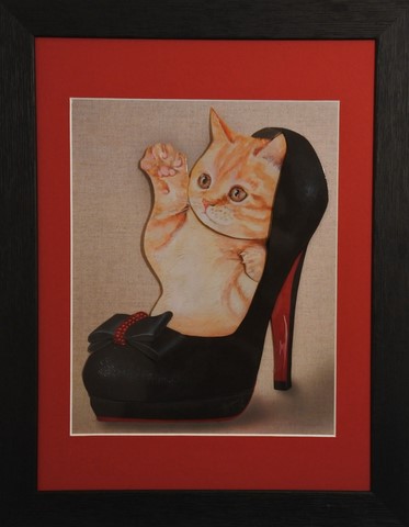 NAI112016-Chat dans Escarpin-(30x40)